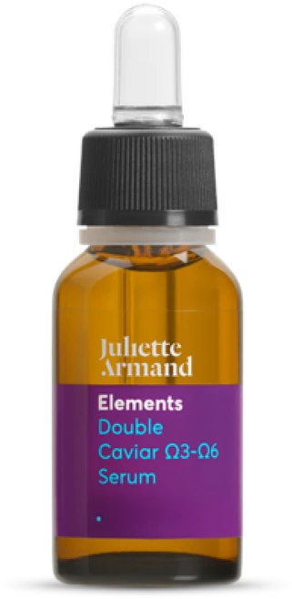 Juliette Armand Elements Double Caviar Ω3-Ω6 Serum veido serumas su juodaisiais ikrais, 20 ml