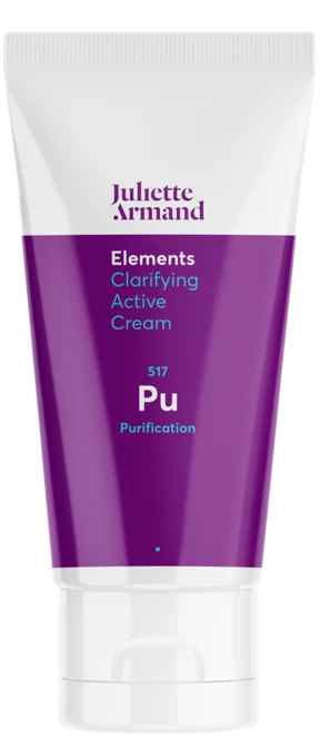 Juliette Armand Elements Gaivinantis Active Kreminis kremas aknės pažeistai odai, 50 ml