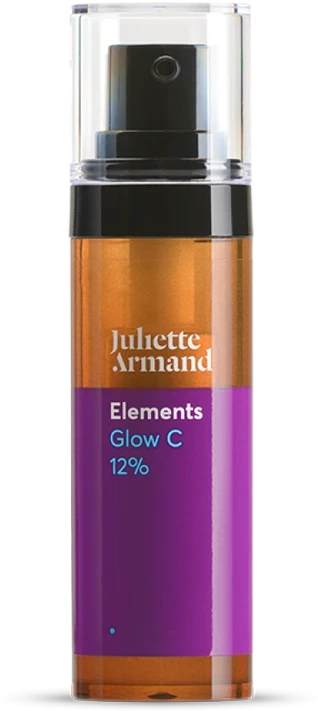 Juliette Armand Elements Glow C 12% Serum serumas su vitaminu C odai su pigmentacijos dėmėmis, 10 ml