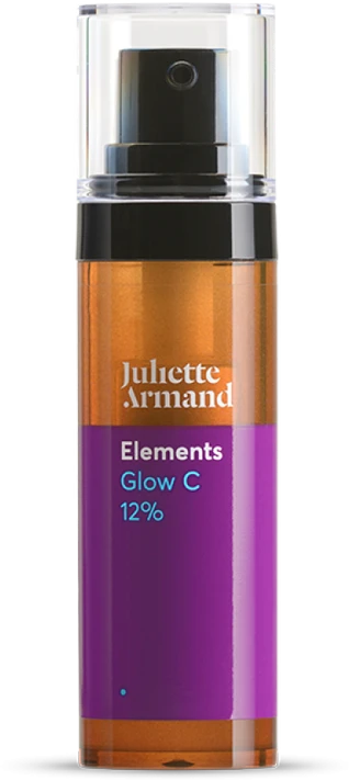 Juliette Armand Elements Glow C 12% Serum serumas su vitaminu C odai su pigmentacijos dėmėmis, 10 ml