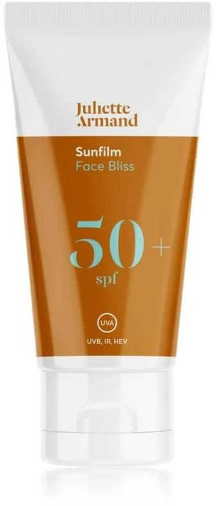 Juliette Armand Sunfilm Face Bliss 50+ SPF veido kremas su 50+SPF, 55 ml