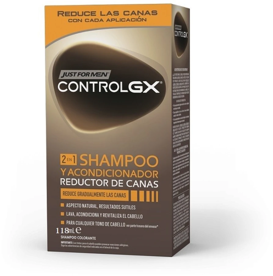 Šampūnas ir kondicionierius "Just for Men Control Gx Pilkas Hair Reducing" 118ml