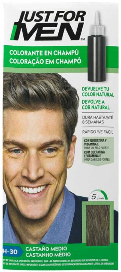 "Just For Men" vidutiniškai rudos spalvos šampūnas 30ml