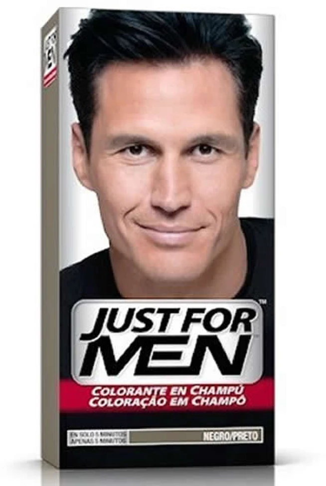 Just For Men Šampūnas-in Haircolor Real Juodas, 66 ml