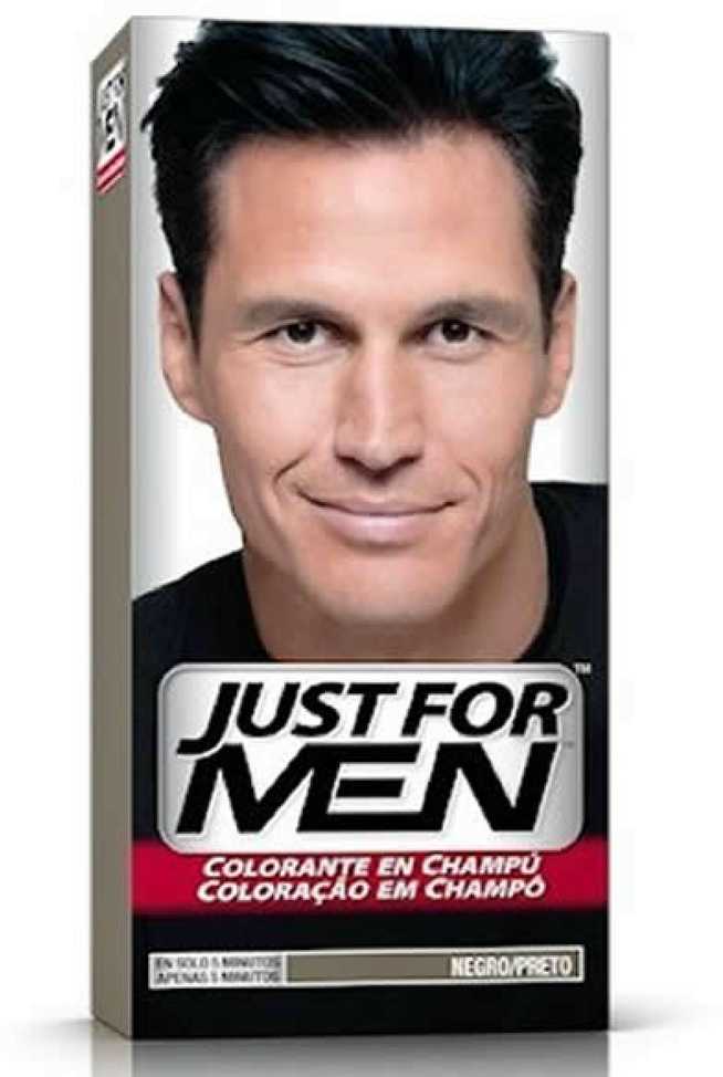 Just For Men Šampūnas-in Haircolor Real Juodas, 66 ml