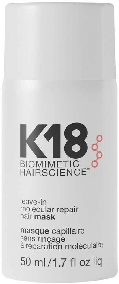 Nenuplaunama atkuriamoji plaukų kaukė K18 Leave-in Molecular Repair Hair Mask, 50 ml
