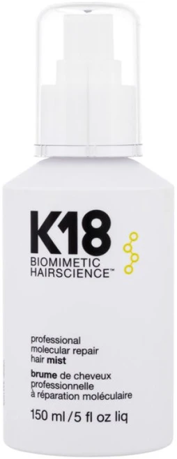 K18 Molecular Repair Hair Mist Atstatomasis molekulinis plaukų purškiklis, 150 ml