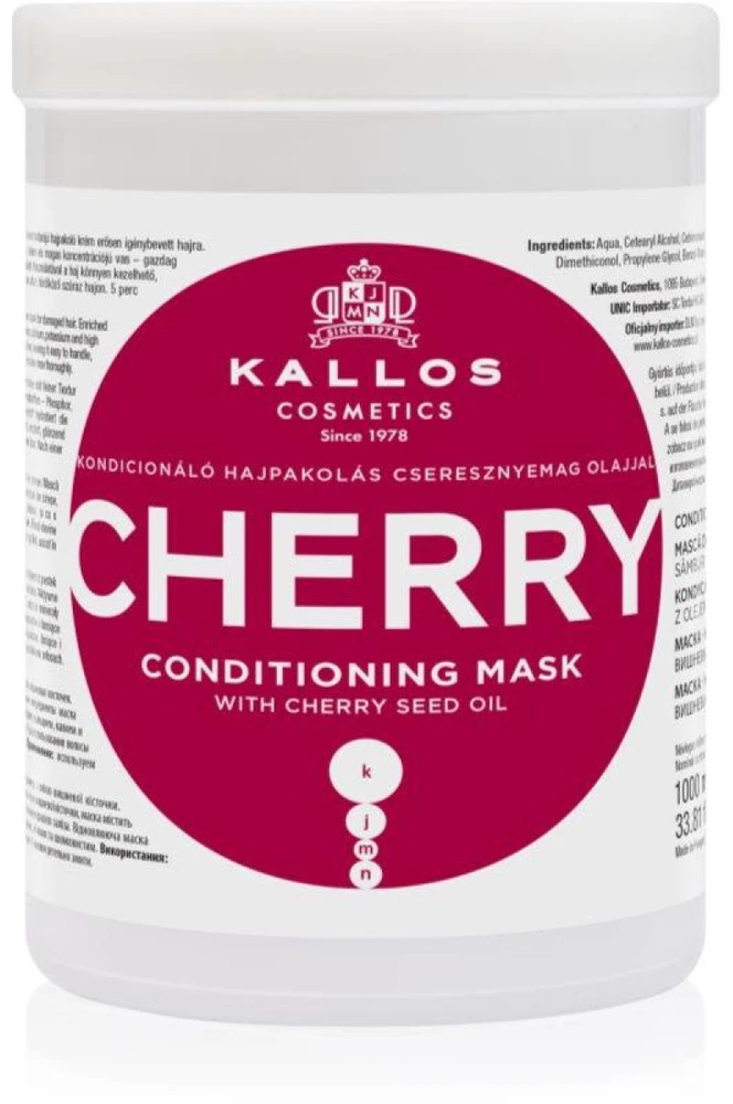 Kallos Cherry Conditioning Mask drėkinanti plaukų kaukė, 1000 ml