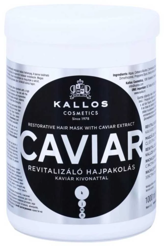 Atstatomoji plaukų kaukė su ikrų ekstraktu Kallos CAVIAR Hair Mask 1000ml