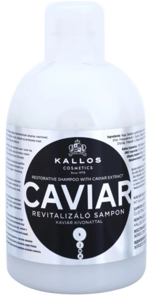 Šampūnas suteikiantis spindesio, atnaujinantis plauko struktūrą Kallos Caviar 1000ml