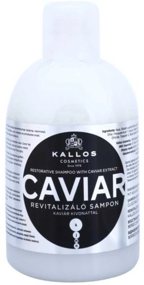 Šampūnas suteikiantis spindesio, atnaujinantis plauko struktūrą Kallos Caviar 1000ml