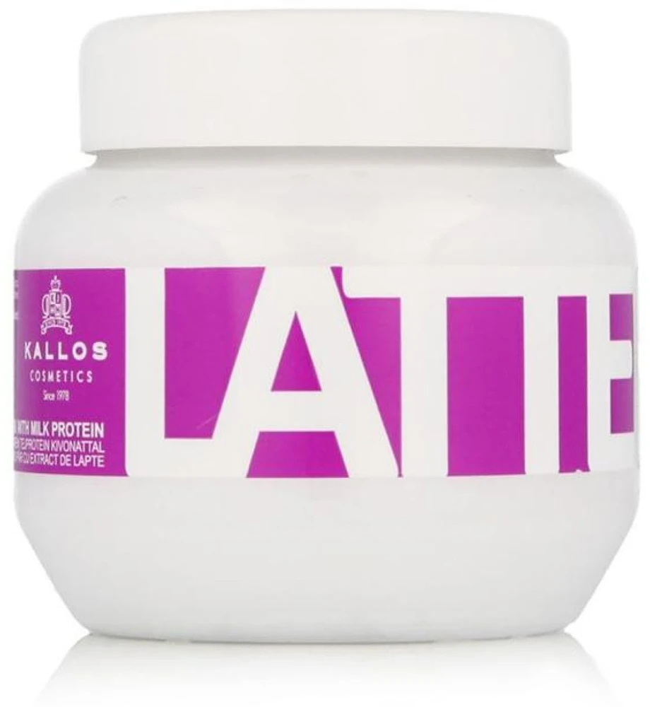 Kallos Cosmetics Latte Hair Mask kaukė sausiems, chemiškai pažeistiems plaukams, 275 ml