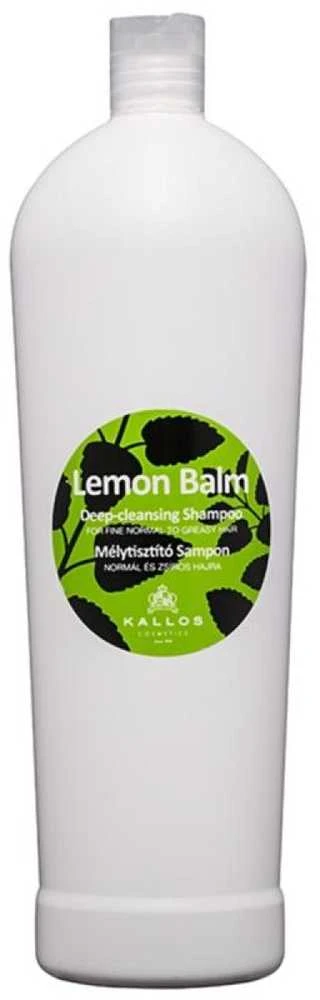 Kallos Cosmetics Lemon Balm Deep-Cleansing Šampūnas giliai valantis šampūnas, 1000 ml