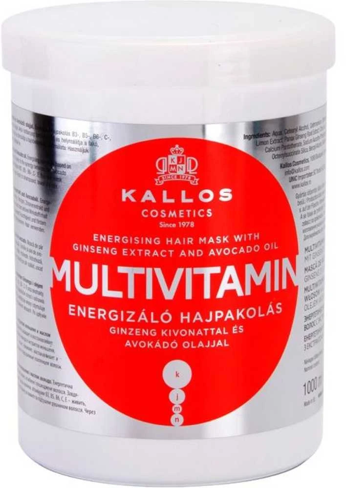 Kallos Cosmetics Multivitamin Energising Hair Mask plaukų kaukė, 1000 ml