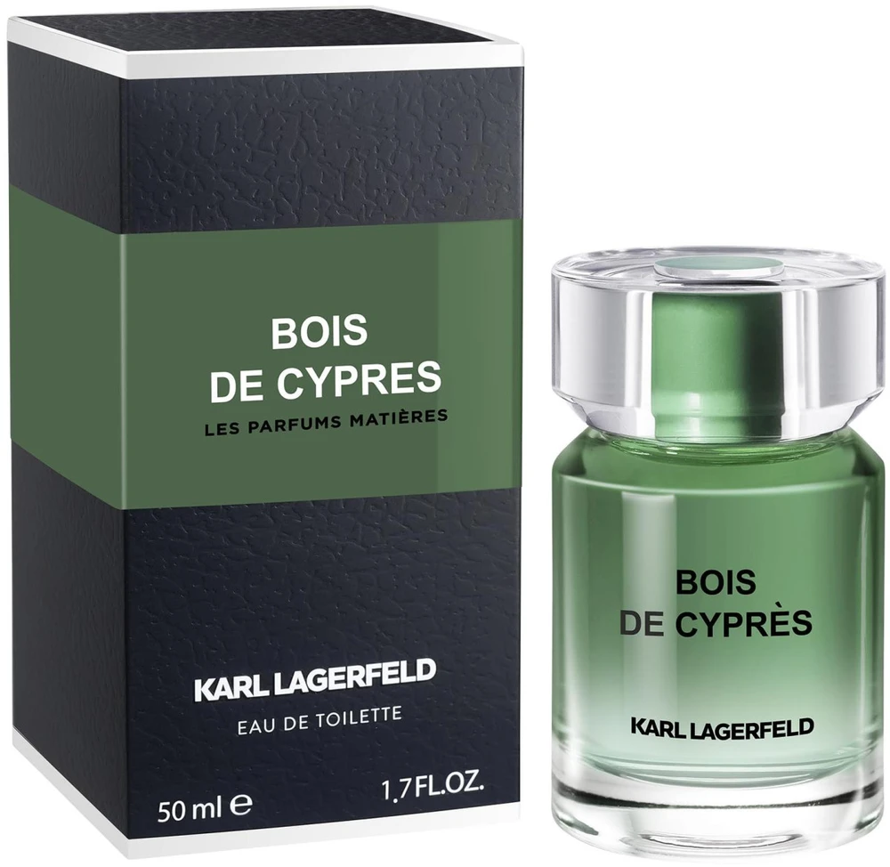 Karl Lagerfeld Les Parfums Matieres Bois de Cypres EDT tualetinis vanduo vyrams, 50 ml