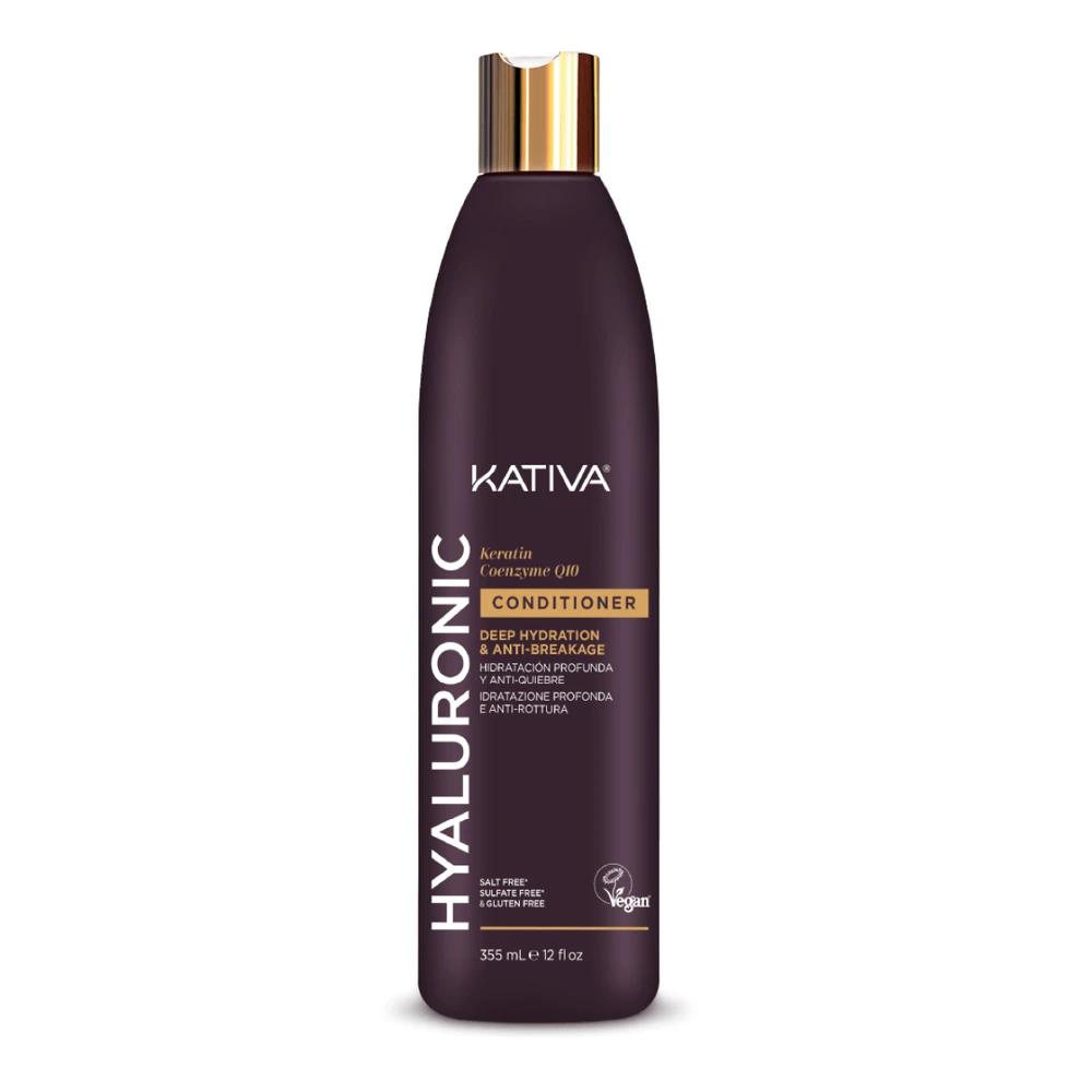 Kativa Hyaluronic Keratin - Coenzyme Q10 Conditioner plaukų kondicionierius, 355 ml