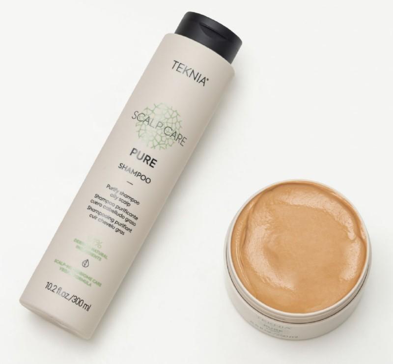 Kaukė galvos odai Lakme Teknia Pure Mask, giliai valanti, reguliuojanti sebumo išsiskyrimą, 250 ml