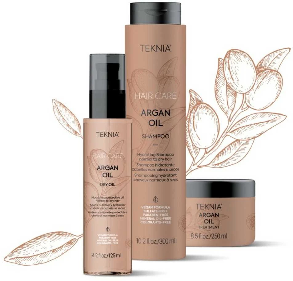 Kaukė plaukams LakmeTeknia Argan Oil Treatment, maitinanti plaukus, su argano aliejumi, 250 ml