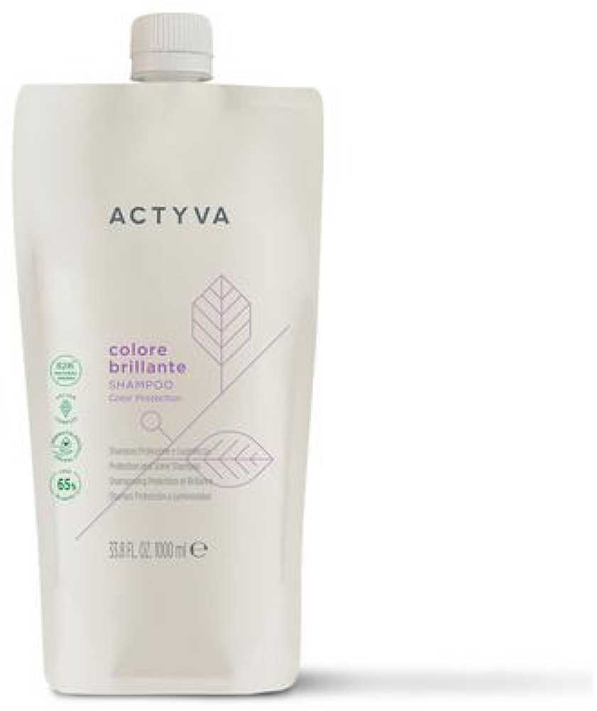 Kemon Actyva Colore Brillante Protection and Shine Šampūnas Refill šampūno dažytiems plaukams papildymas, 1000 ml