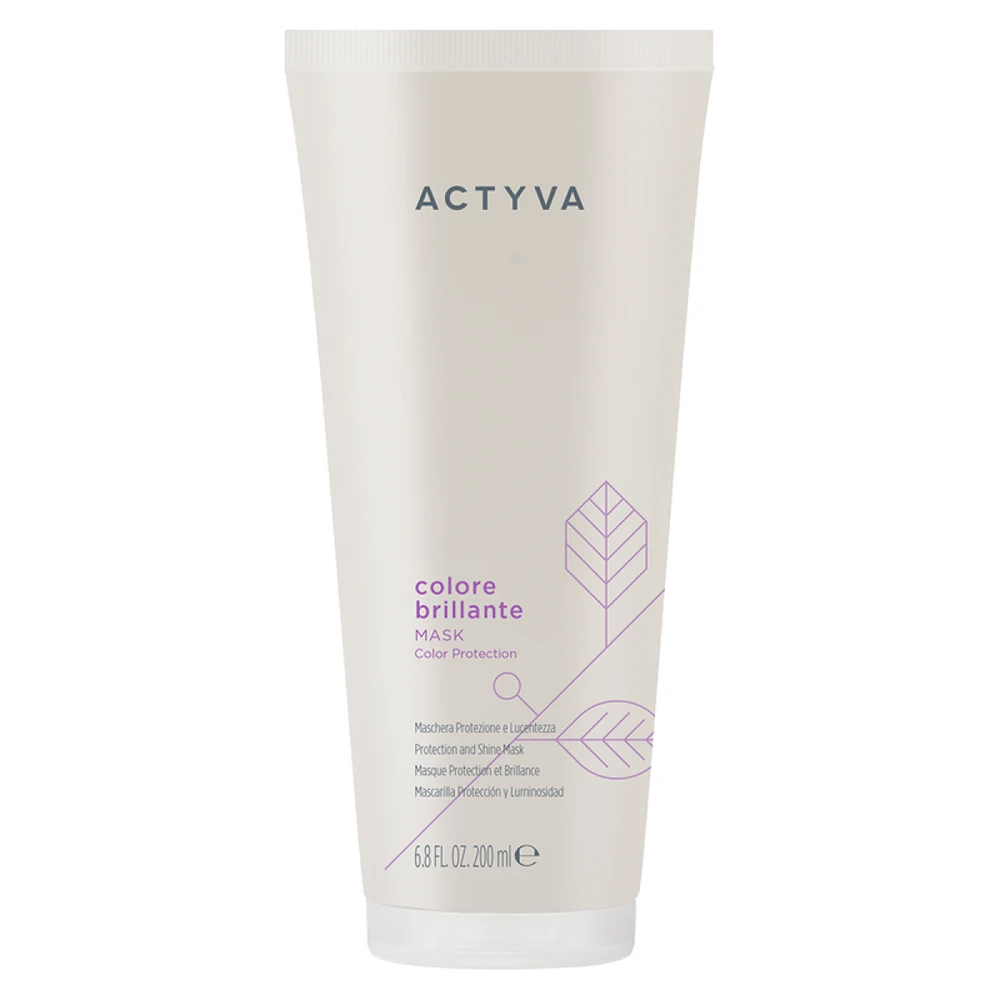 Kemon Actyva Colore Brillante Protection and Shine Mask plaukų kaukė, 200 ml