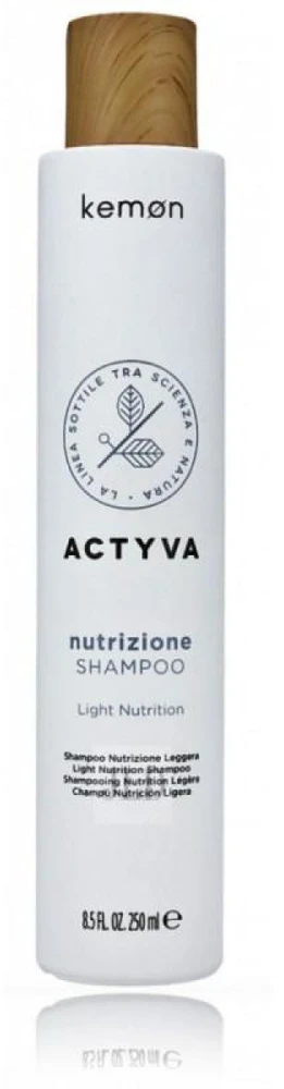 Kemon Actyva Nutrizione Light Šampūnas maitinamasis šampūnas, 250 ml