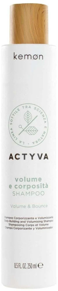 Kemon Actyva Volume & Bounce Šampūnas apimties suteikiantis šampūnas, 250 ml