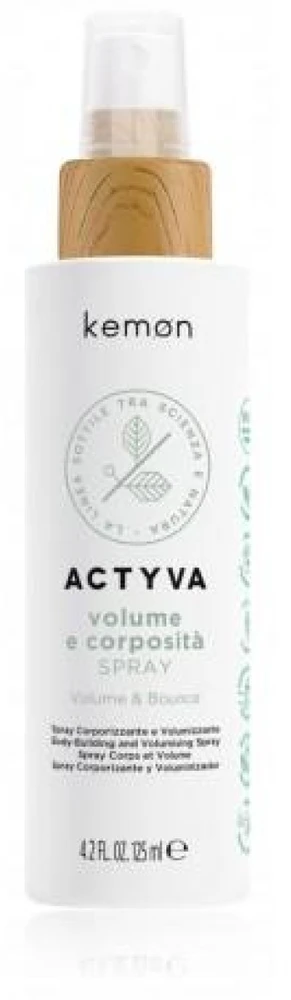 Kemon Actyva Volume E Corposita Purškiklis apimties suteikiantis purškiklis plaukams, 125 ml