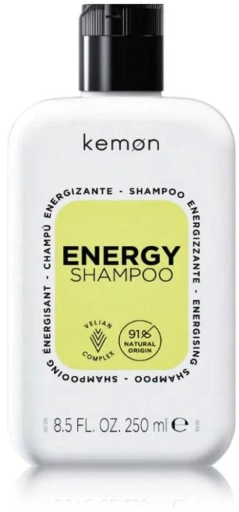 Kemon Energy Šampūnas šampūnas silpniems ir slenkantiems plaukams, 250 ml