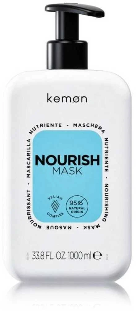 Kemon Nourish Mask maitinamoji kaukė sausiems ir pažeistiems plaukams, 1000 ml