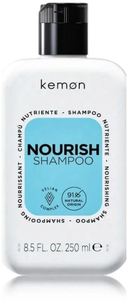 Kemon Nourish Šampūnas maitinamasis šampūnas sausiems ir pažeistiems plaukams, 250 ml