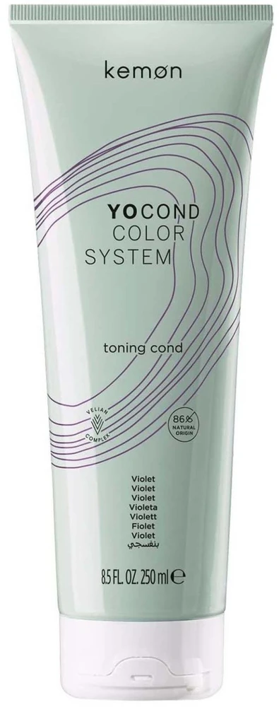 Kemon Yo Cond Color System Toning Cond Violet tonuojantis kondicionierius plaukams, 250 ml