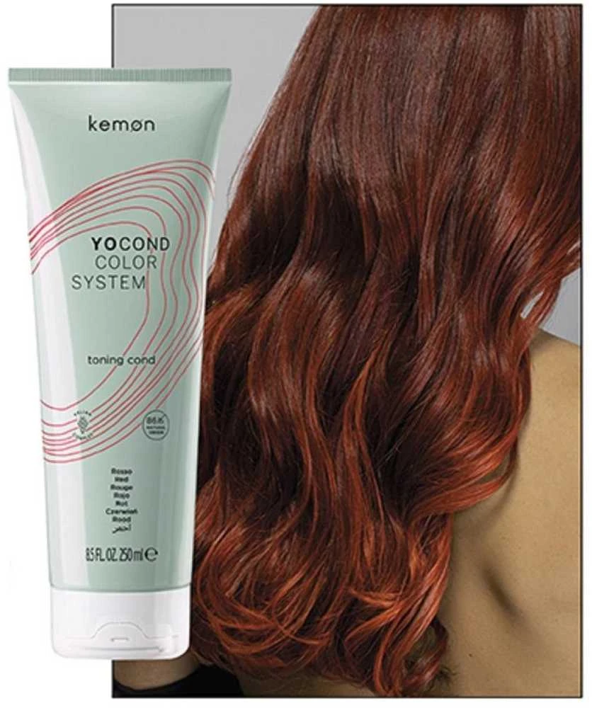 Kemon Yo Cond Color System Toning Conditioner Raudona tonuojantis kondicionierius plaukams, 250 ml