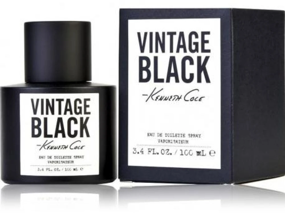 Kenneth Cole Vintage Juodas EDT tualetinis vanduo vyrams, 100 ml