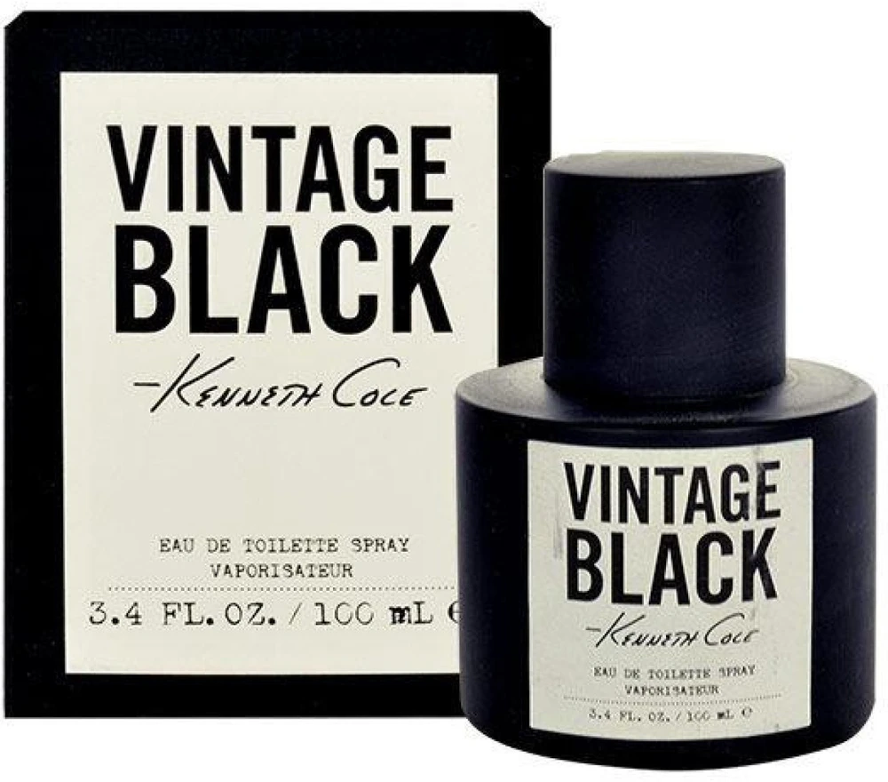 Kenneth Cole Vintage Juodas EDT tualetinis vanduo vyrams, 100 ml