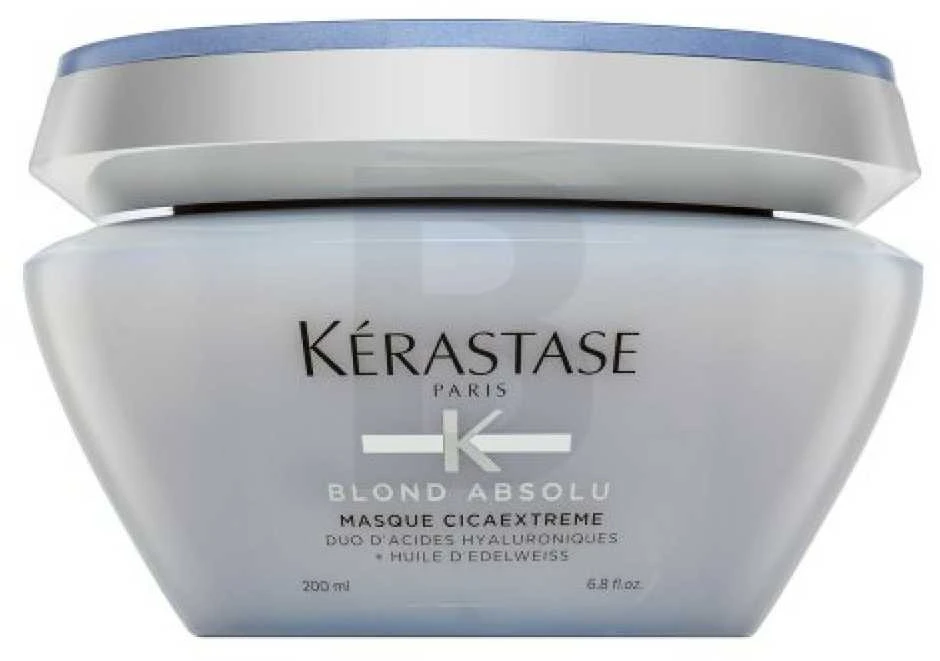 Kérastase Blond Absolu Cicaextreme drėkinati ir atsatanti kaukė šviesiems plaukams, 200 ml