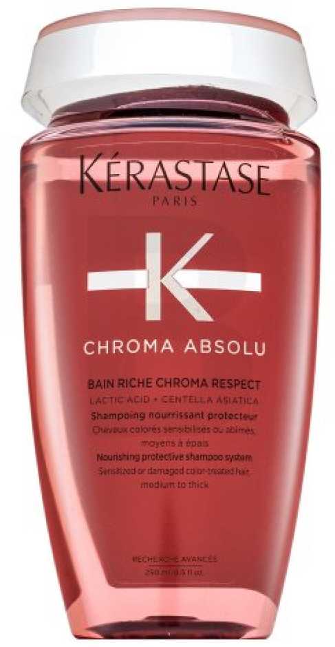 Atkuriamasis apsauginis plaukų šampūnas Kerastase Chroma Absolu Bain Riche Chroma Respect Šampūnas 250ml