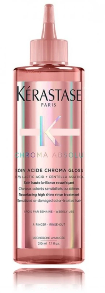 Kérastase Chroma Absolu Soin Acide Chroma Gloss atnaujinanti skalavimo priemonė dažytiems plaukams, 210 ml
