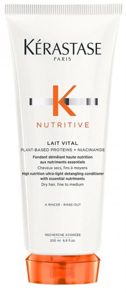Kérastase Nutritive Lait High Nutrition Ultra-Light Detangling Conditioner iššukavimą lengvinantis kondicionierius plaukams, 200 ml