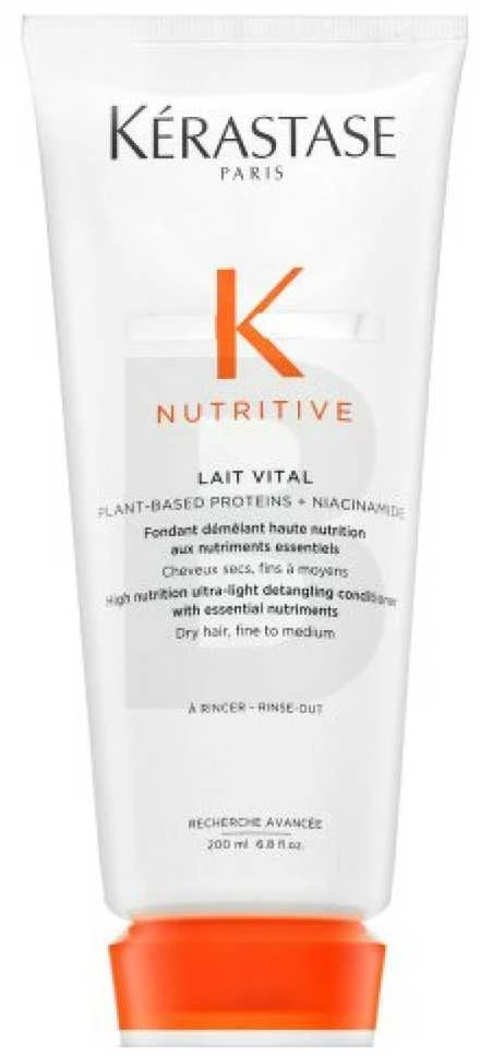 Kérastase Nutritive Lait High Nutrition Ultra-Light Detangling Conditioner iššukavimą lengvinantis kondicionierius plaukams, 200 ml