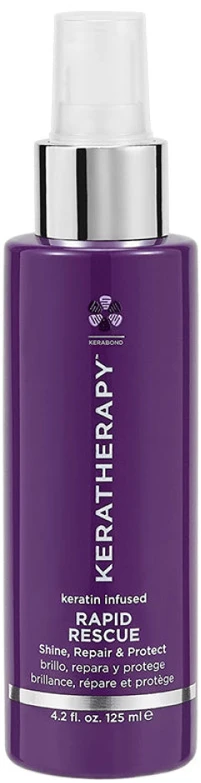 Keratherapy Keratin Infused Rapid Rescue purškiklis su keratinu pažeistiems plaukams, 125 ml