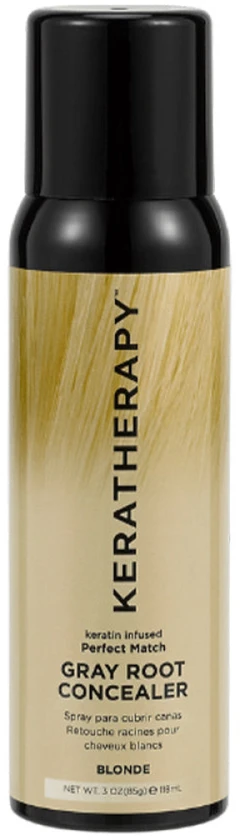 Keratherapy Perfect Match Gray Root Maskuoklis purškiklis su spalva, atspalvis: Skirtas šviesiems plaukams, 118 ml