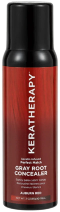 Keratherapy Perfect Match Gray Root Maskuoklis purškiklis su spalva, atspalvis: Auburn Raudona, 118 ml
