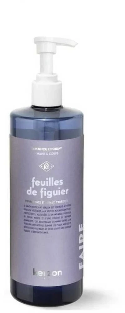 Kerzon Exfoliating Soap Feuilles de figuier šveičiamasis kūno prausiklis, 500 ml