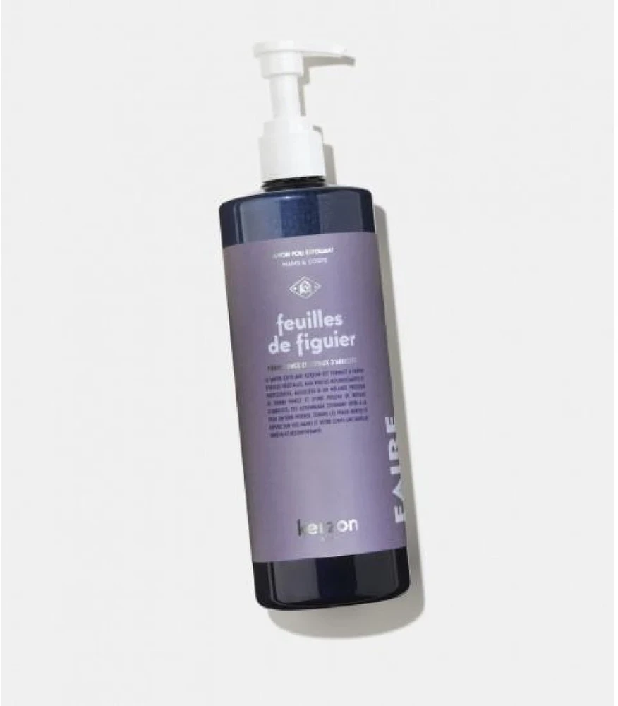 Kerzon Exfoliating Soap Feuilles de figuier šveičiamasis kūno prausiklis, 500 ml