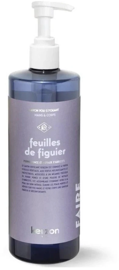 Kerzon Exfoliating Soap Feuilles de figuier šveičiamasis kūno prausiklis, 500 ml