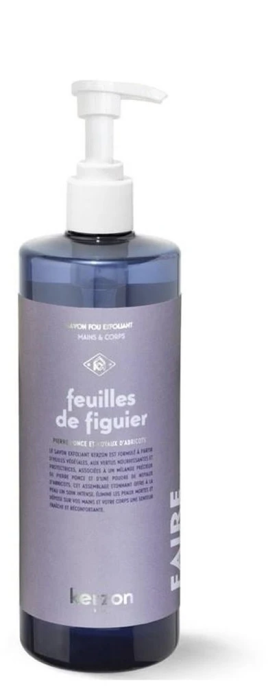 Kerzon Exfoliating Soap Feuilles de figuier šveičiamasis kūno prausiklis, 500 ml