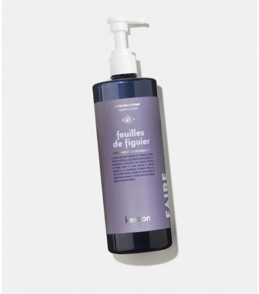 Kerzon Exfoliating Soap Feuilles de figuier šveičiamasis kūno prausiklis, 500 ml