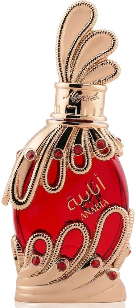 Khadlaj Anabia Raudona CPO aliejiniai kvepalai unisex, 20 ml