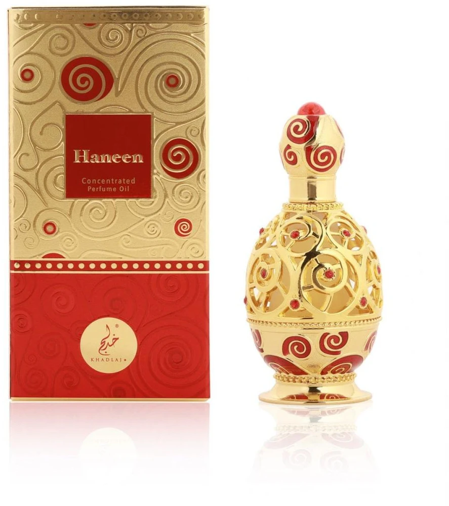 Khadlaj Haneen Gold CPO aliejiniai kvepalai unisex, 20 ml