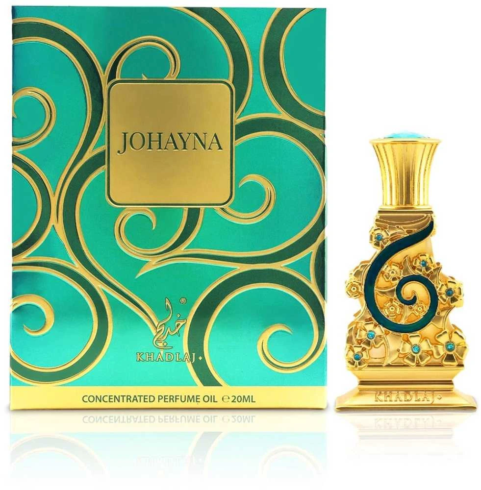 Khadlaj Johayna Žalias CPO aliejiniai kvepalai unisex, 20 ml